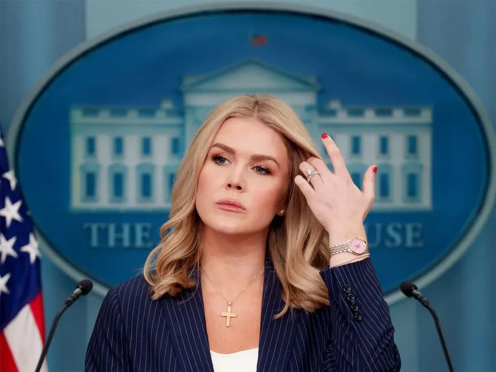Karoline Leavitt, porte-parole de Trump, attend son deuxième enfant « d’une minute à l’autre »